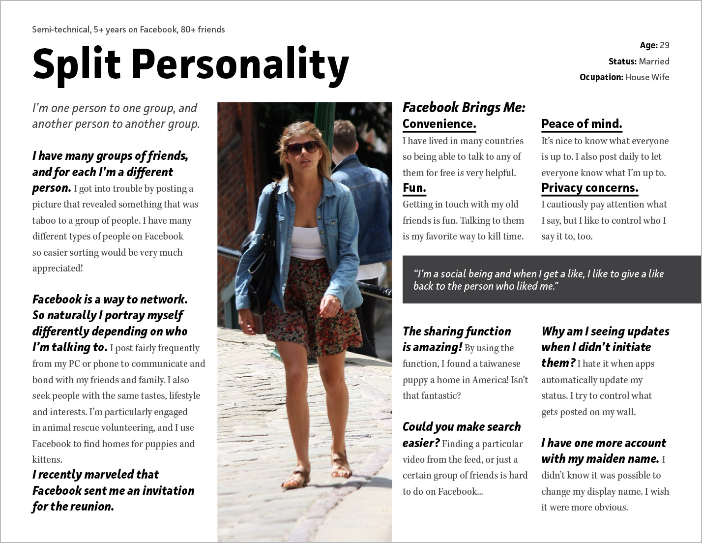 User Persona of Split Personality