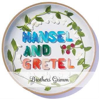 Book cover design of Hansel and Gretel